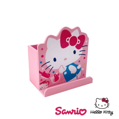 【百科良品】Hello Kitty 凱蒂貓 造型筆筒 手機架 桌上收納 文具收納