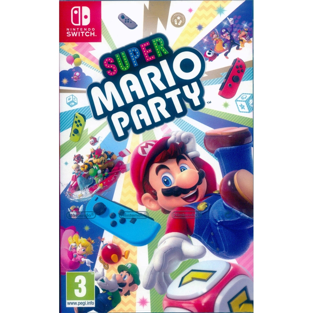 超級瑪利歐派對 Super Mario Party - NS Switch 中英日文歐版