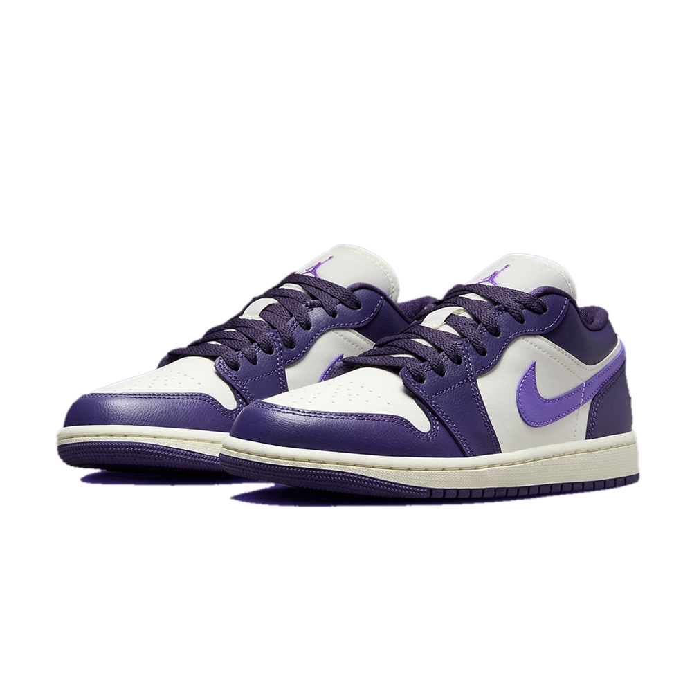 Nike Air Jordan 1 Low Sky J Purple 葡萄紫白紫經典低筒女款休閒鞋