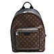 LV M45349 JOSH系列Monogram Macassar牛皮邊飾流線雙拉鍊後背包 product thumbnail 1