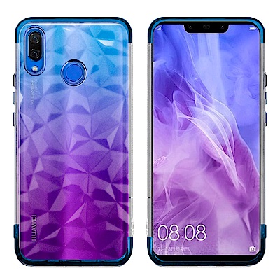 Metal-Slim Huawei Nova 3i 3D鑽石時尚電鍍TPU保護殼