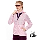 【Lynx Golf】女款防風抗UV輕薄可拆式帽子長袖外套-粉色 product thumbnail 2