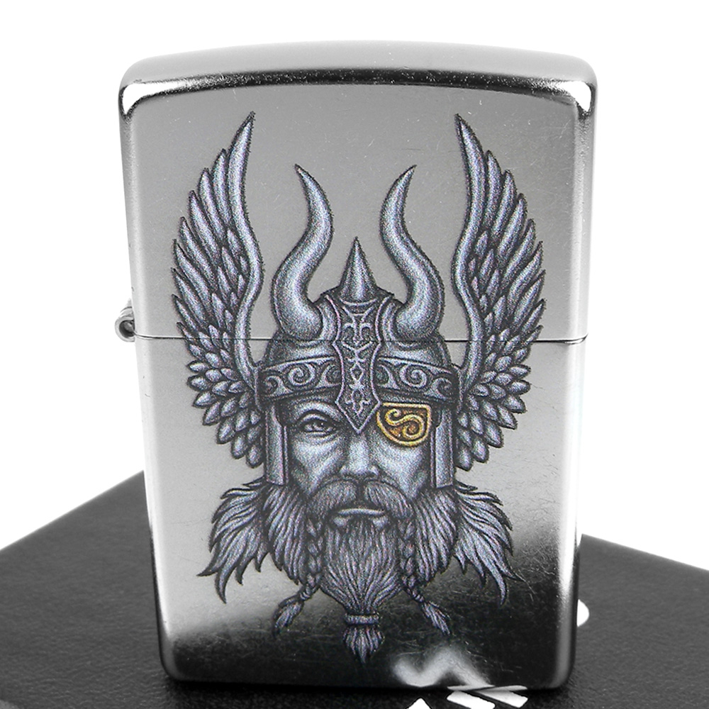 ZIPPO 美系~Viking Warrior-維京戰士圖案打火機