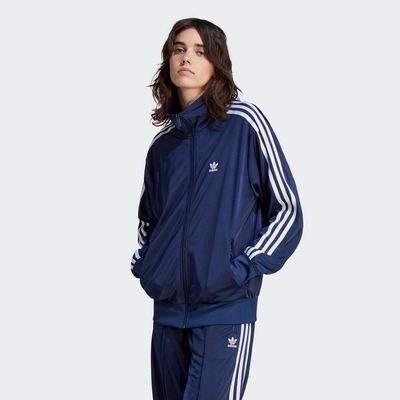 ADIDAS FIREBIRD TT 三葉草 女休閒外套-藍白-IL3816