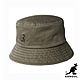 KANGOL-WASHED BUCKET 漁夫帽-棕色 product thumbnail 1