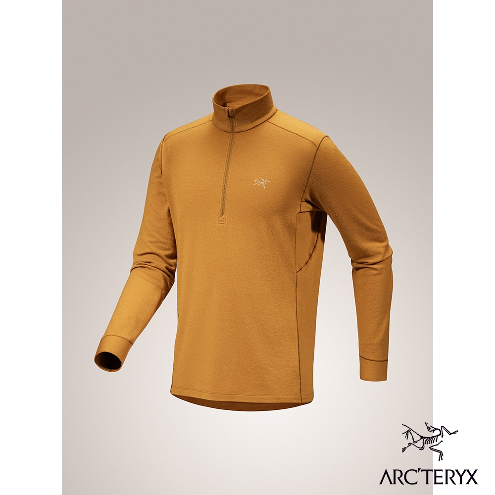 Arcteryx 始祖鳥 男 Rho 羊毛長袖套頭衫 育空褐