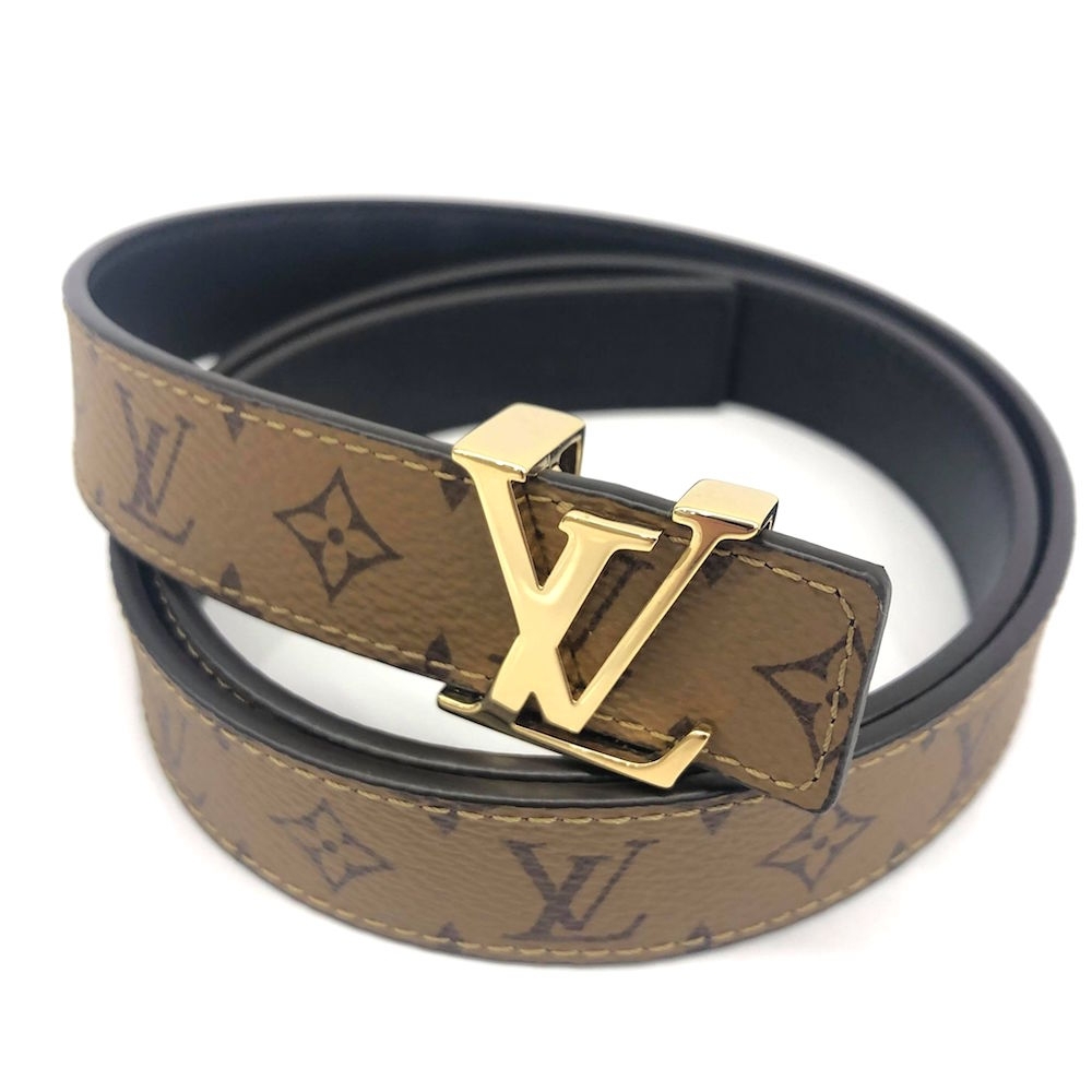 LV INITIALES 25 MM 特殊限量金扣皮帶