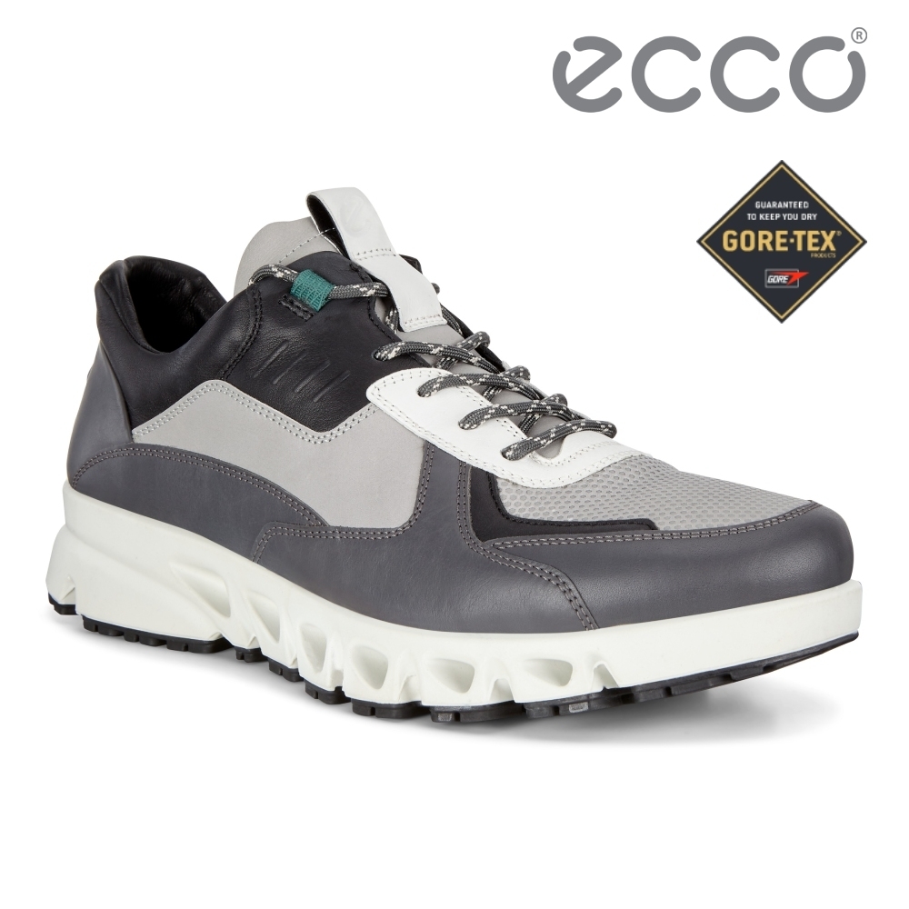 ECCO MULTI-VENT M 全方位城市戶外防水運動休閒鞋 男鞋深灰色
