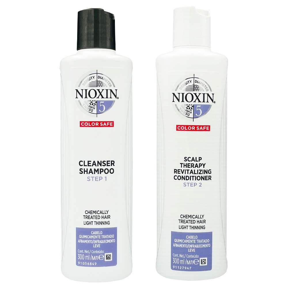 NIOXIN 耐奧森(儷康絲) 5號潔髮乳+5號甦活乳300ML 卓冠公司貨