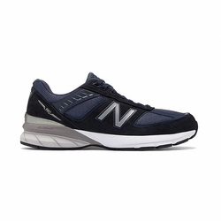 New Balance 990 V5 男鞋 NB 深藍色 休閒鞋 2E寬楦 麂皮 美製 反光 M990NV5