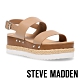 STEVE MADDEN-ST.TROPEZ 涼夏束帶厚底涼鞋-米色 product thumbnail 1