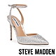 STEVE MADDEN-REVERT-S 鑽面尖頭繞踝高跟鞋-銀色 product thumbnail 1