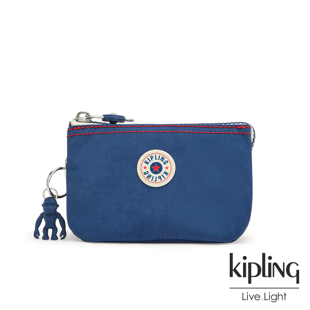 Kipling 經典海軍藍三夾層配件包-CREATIVITY S