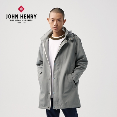 JOHN HENRY 防潑水2way連帽外套-二色