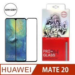 【格森GRAZEN】華為 Mate20 / Mate20X滿版(黑)鋼化玻璃