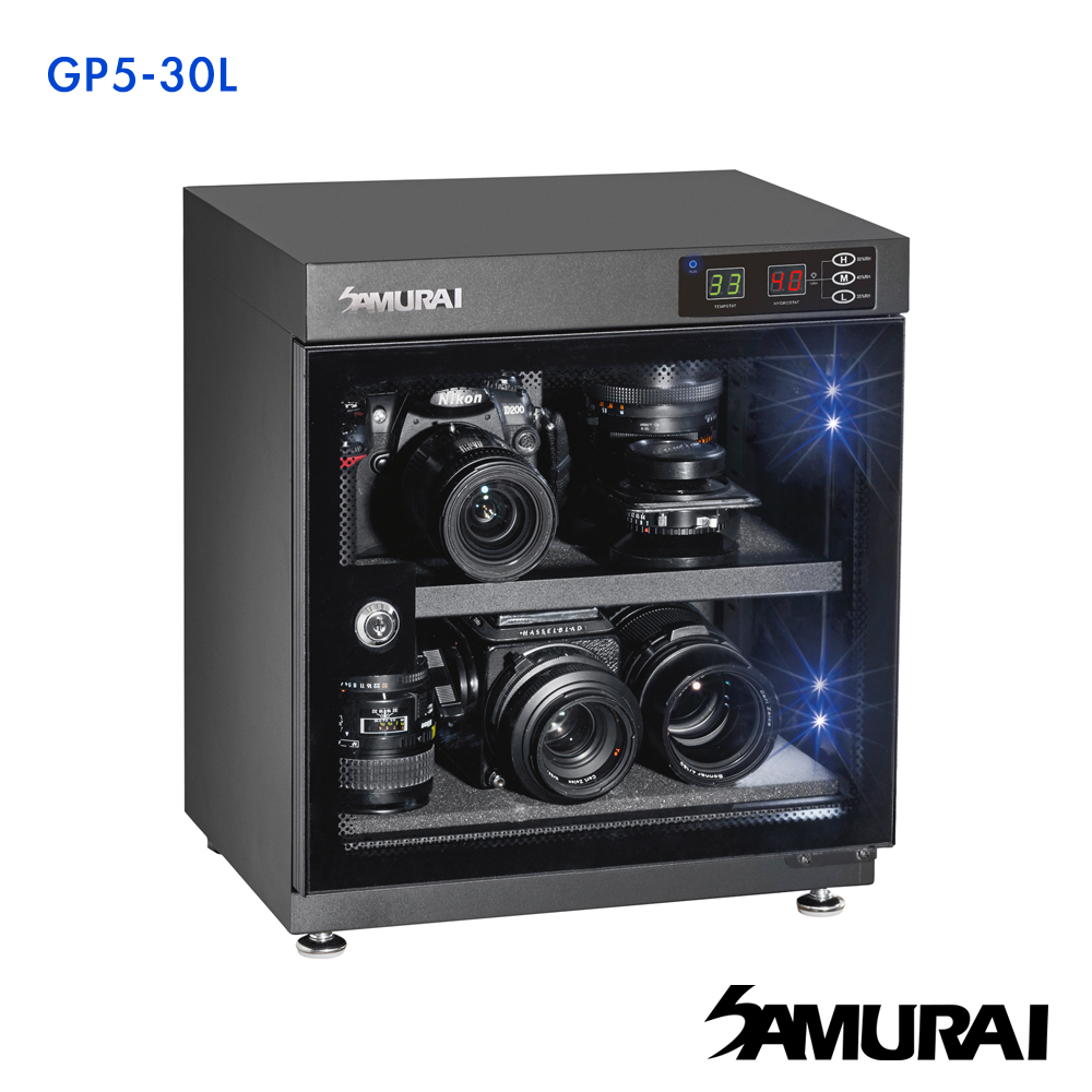 SAMURAI 新武士 GP5-30L 數位電子防潮箱(公司貨)