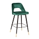 Boden-奧蘿拉質感絨布面吧台椅/高腳椅(三色可選)-47x52x99cm product thumbnail 3