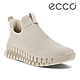 ECCO GRUUV W 樂步輕便經典皮革休閒鞋 女鞋 石灰色 product thumbnail 1