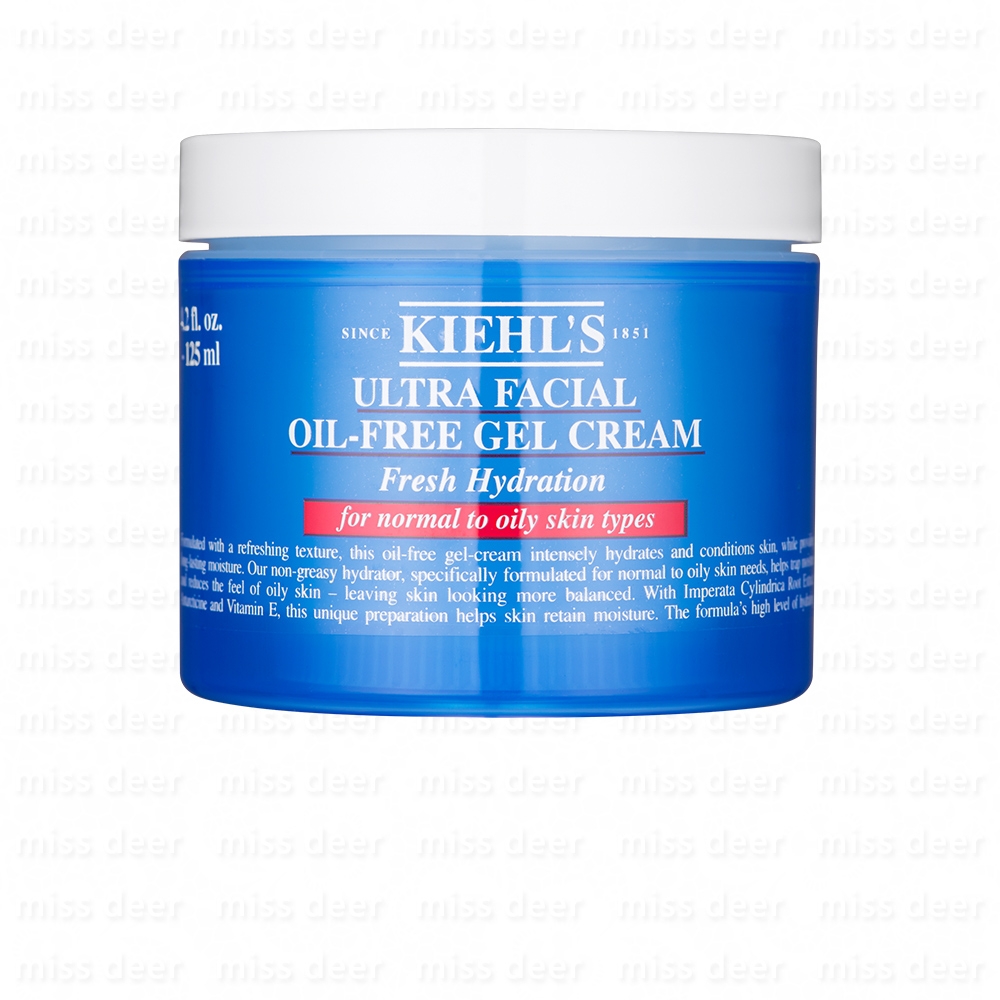 (即期品)KIEHLS契爾氏 冰河醣蛋白無油清爽凝凍125ml (國際航空版)