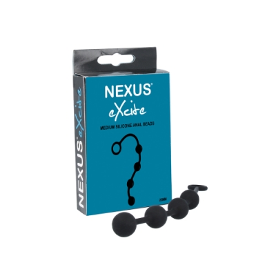 英國Nexus EXCITE 矽膠四連拉珠 25mm 情趣用品/成人用品