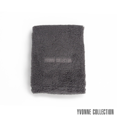 Yvonne Collection 棉柔小方巾-石墨灰