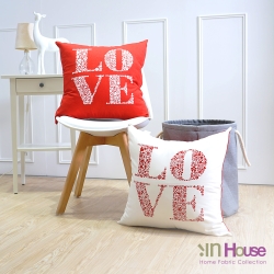 IN-HOUSE-簡約系列抱枕-LOVE(50x50cm)