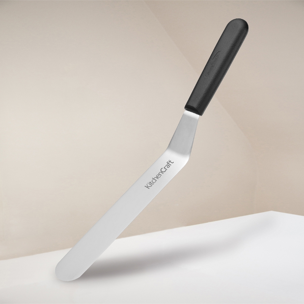 《KitchenCraft》曲柄刮平刀(25cm) | 刮刀 奶油刮刀 抹刀