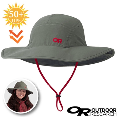 Outdoor Research Equinox Sun Hat 超輕防曬抗UV透氣可調大盤帽(UPF 50+).圓盤帽_卡其