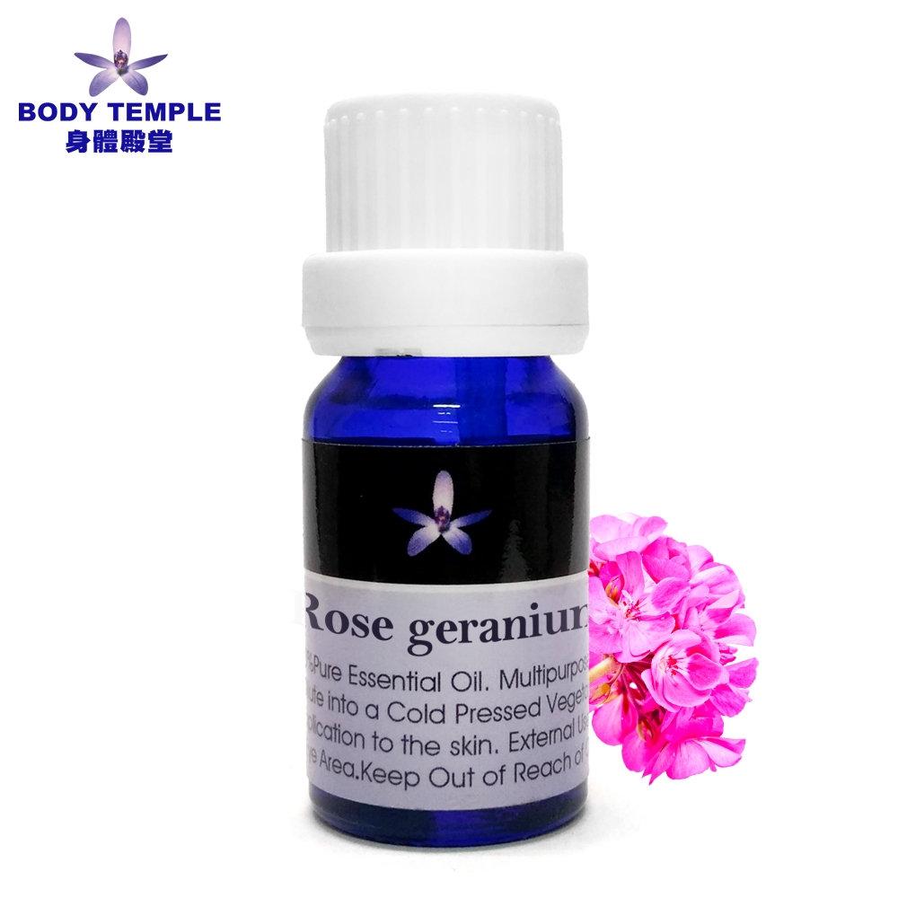 Body Temple玫瑰天竺葵芳療精油10ML