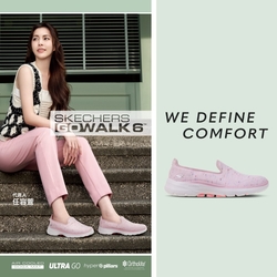 SKECHERS 女鞋 健走系列 GO WALK 6 - 124551LTPK