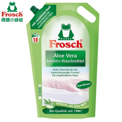 Frosch德國小綠蛙 天然親膚洗衣精環保包1800ml