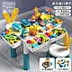 兒童積木桌子多功能拼裝益智玩具桌大顆粒積木玩具積木學習桌 product thumbnail 1