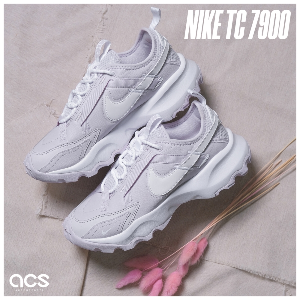 Nike 休閒鞋 TC 7900 女鞋 薰衣草紫 仙女鞋 厚底 增高 老爹鞋 DR7851511