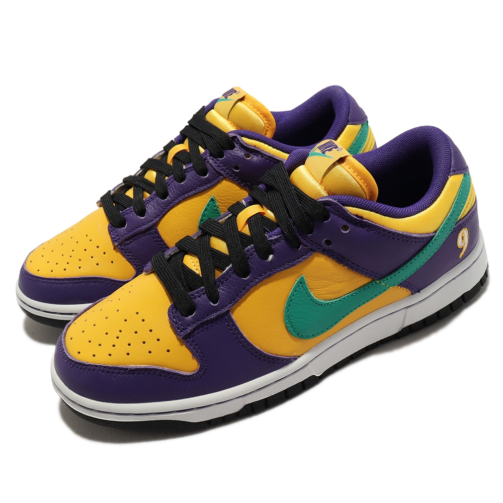 Nike 休閒鞋Wmns Dunk Low LX 女鞋男鞋紫黃Lisa Leslie 洛杉磯火花隊低