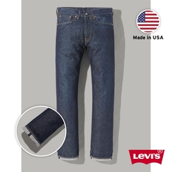 Levis MIU美國製 男款 505修身直筒牛仔褲 / 原色 / 赤耳