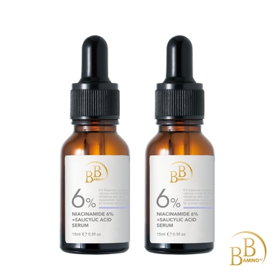 (2入組)BB Amino 科研 6%B3+水楊酸控油調理精華15ml