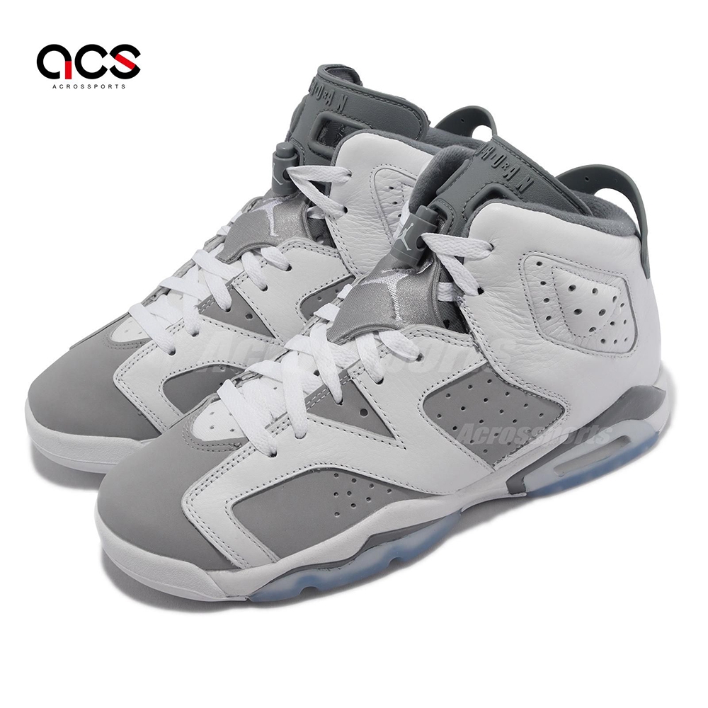 Nike Air Jordan 6 Retro GS 大童鞋女鞋Cool Grey 6代喬丹休閒鞋384665