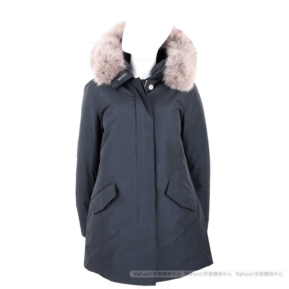 Woolrich Arctic Parka 抗寒耐低溫可拆毛領深藍色連帽羽絨外套(男/女