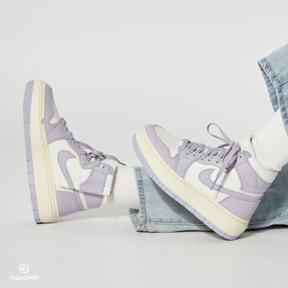 Nike Air Jordan 1 LV8D High Titanium 女鞋紫色高筒AJ1 運動休閒鞋