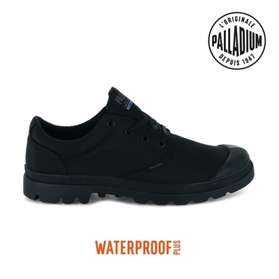 PALLADIUM PAMPA OX PUDDLE LITE+ WP+輕量防水鞋-中性-黑