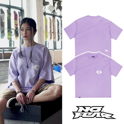 【NO FEAR】 LIBER系列-口袋骷顱短袖T恤-紫色 NF001-24