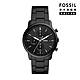 FOSSIL Minimalist Chrono 新雅仕三眼計時手錶 黑色不鏽鋼鍊帶 42MM FS5848 product thumbnail 1