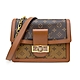 【Louis Vuitton 路易威登 】M44391 經典Dauphine MM雙色Monogram Reverse帆布雙背帶單肩/斜背包(絕版展示品) product thumbnail 1