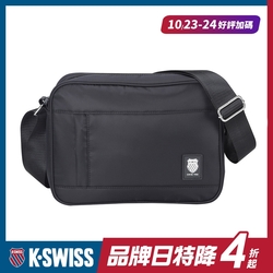 K-SWISS CT SHOULDER BAG運動斜背包-黑