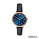 FOSSIL KAYLA 靛藍色皮革女錶 36mm ES4663 product thumbnail 1