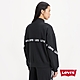 Levis 青春活力系列 女款 寬鬆大落肩運動外套 / Logo飾帶 魚子黑 product thumbnail 1