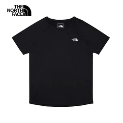 The North Face W REAXION S/S TEE 2.0 女短袖上衣-黑-NF0A8825JK3