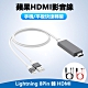 蘋果手機平板Apple iPhone iPad Lightning 8pin 轉HDMI數位影音轉接線HDMI電視線 product thumbnail 1