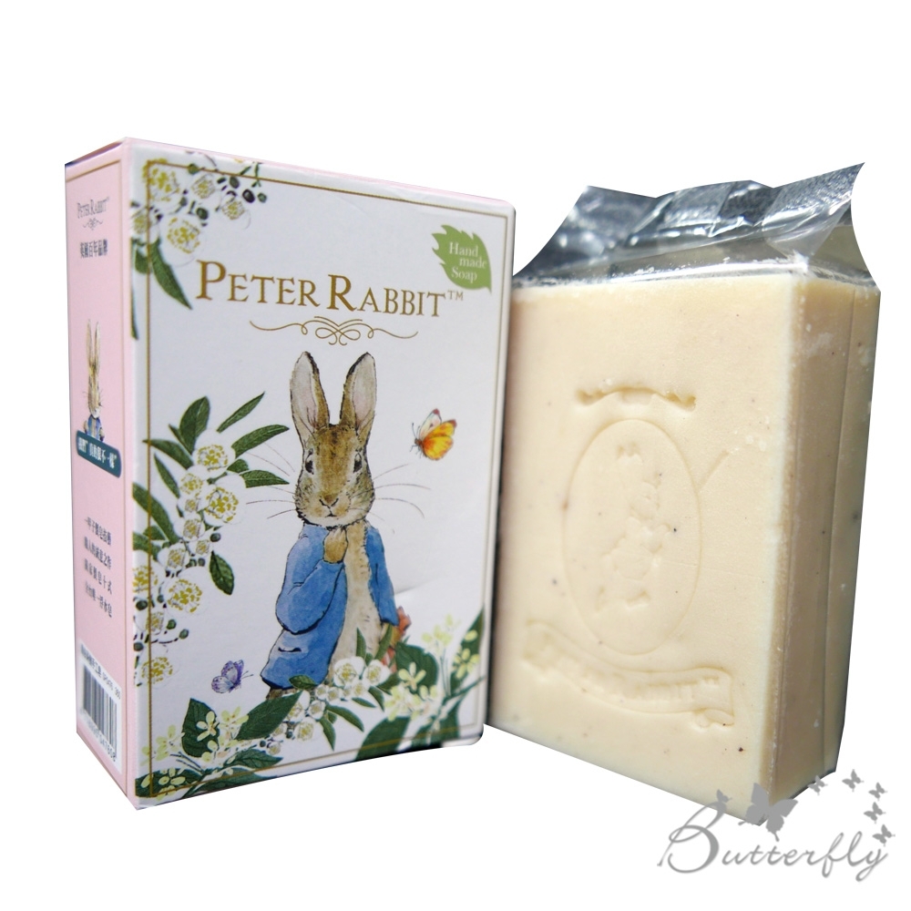 BUTTERFLY-台製MIT-比得兔Peter Rabbit彼得兔經典手工皂-馬告茶樹100g手工皂