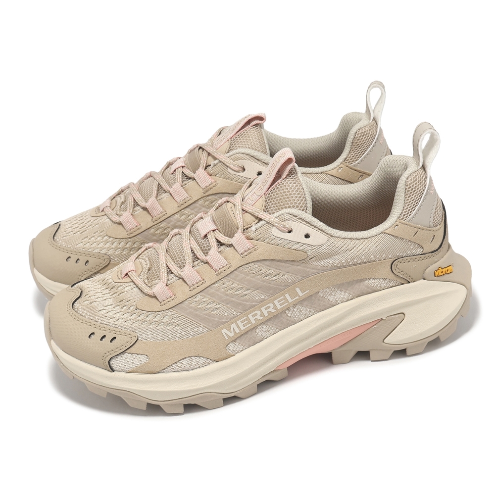 Merrell 戶外鞋 Moab Speed 2 女鞋 卡其 抓地 緩衝 黃金大底 郊山 登山鞋 ML037854